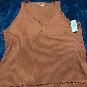 American Eagle Rib-Knit Tank Top
